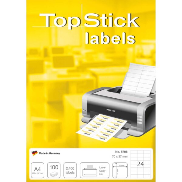 Herma Topstick Label 70×37 A4 24 Label