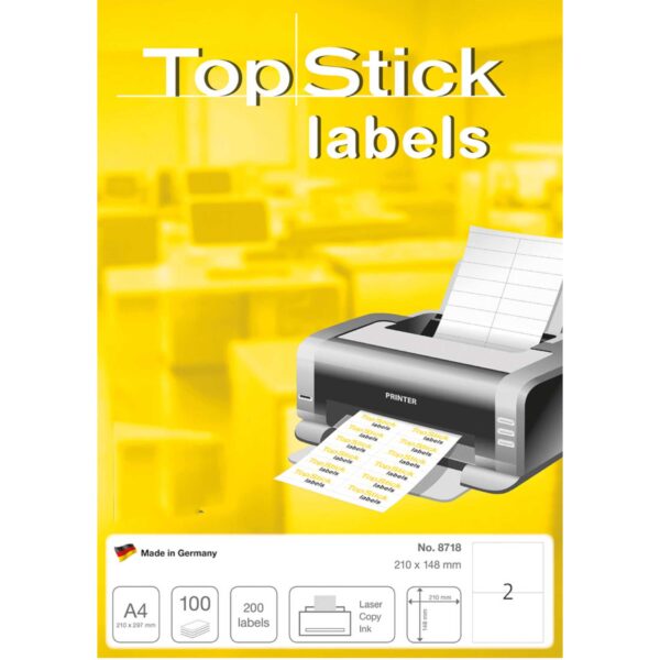 Herma Topstick Label 210×148 A4 2 Label